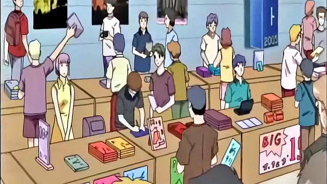 Аниме-красотка с большими глазами стонет и заливает всё вокруг, когда её жарко трахают глубоко в киску.