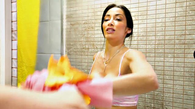 Maid busty MILF fucked in anal by BWC in doggystyle