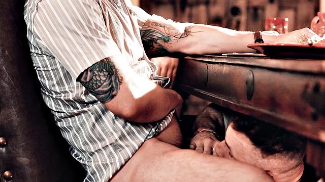 Taboo stepbrothers organize bareback orgy on the couch