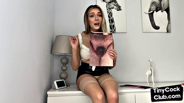 SPH solo babe talks dirty about small cocks in video