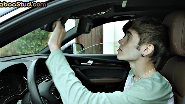 taboo skinny twink fucked by stepbrothers in a threeway