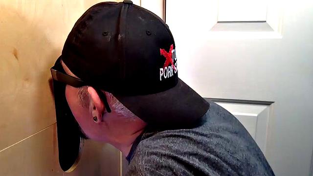 Gloryhole Throat Fucked by Black Cock