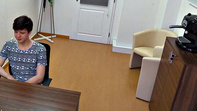 Dirty Euro gay fucked in anal hole by dirty fucker