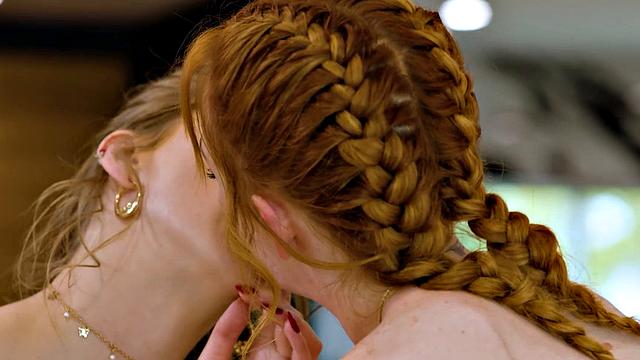 Naturally Stacked Masseuse Octavia Red Gets Horny While Massaging Redhead Bestie Madi Collins