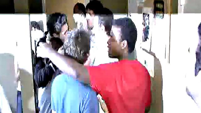 College teen fucked from behind