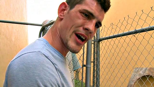 Nubian amateur thug assfucked outdoors in public