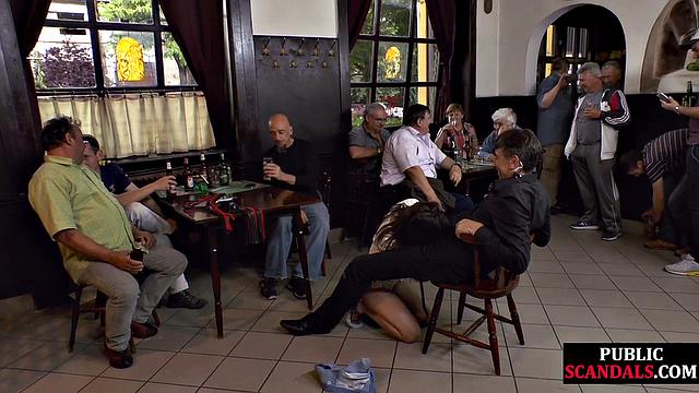 Naughty girl gets humiliated in public