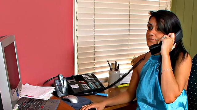 Sexy Charley Chase gets Naughty in the office