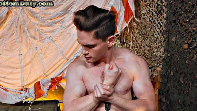 Army captain cockriding lucky private