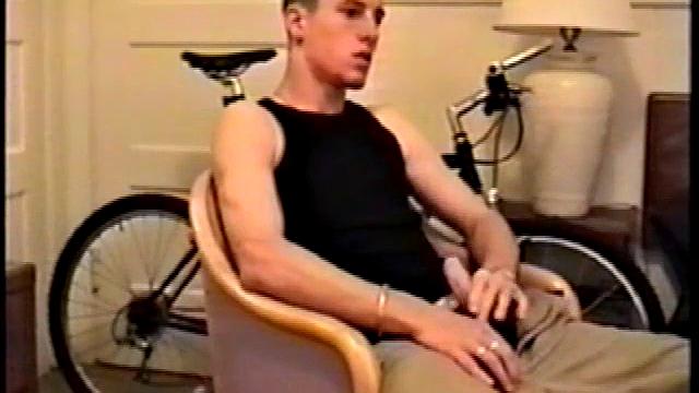 Adam Strips And Jerks Off