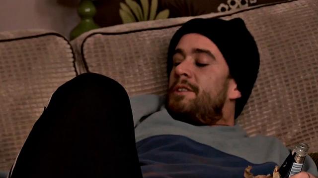 UK Ebony Lola Marie Rides Stepbros White Dick