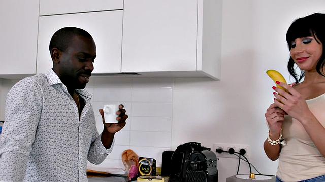 Stunning MILF banged in doggy