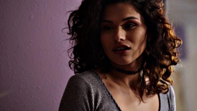 Busty ts teacher bareback in classroom while jerking off