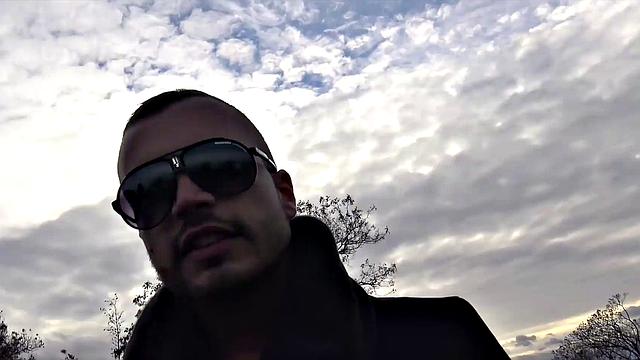 Watch this red-headed teen babe get paid for a POV blowjob and handjob in the outdoors