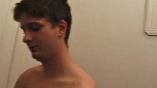 Hung boys Jamie and Matthew hook up for a session. Both do their best to swallow the other's big dick, but find hand jobs are easier to manage. Jamie tries to suck his, but doesn't quite make it happen.