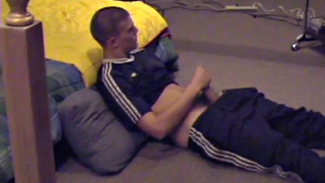 Lance Jerking Off Hard