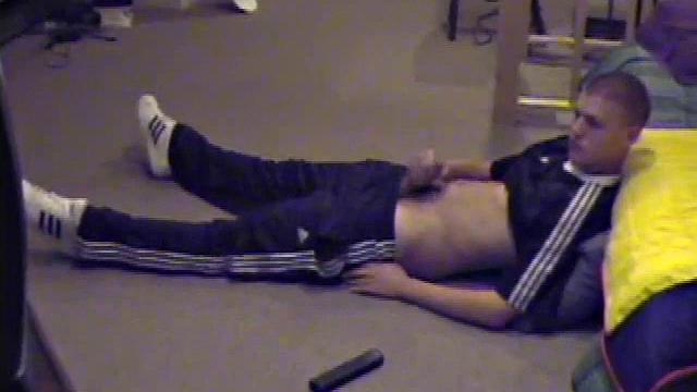 Lance Jerking Off Hard