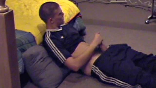 Lance Jerking Off Hard