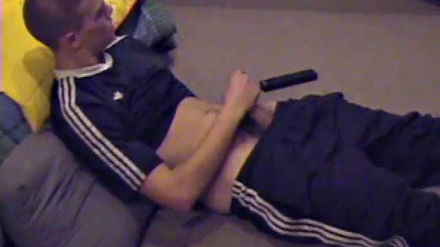 Lance Jerking Off Hard