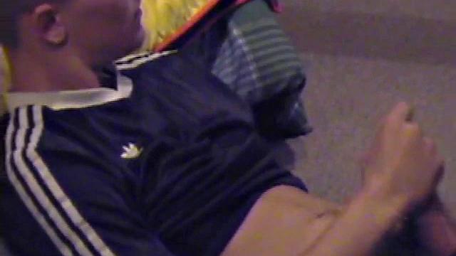 Lance Jerking Off Hard