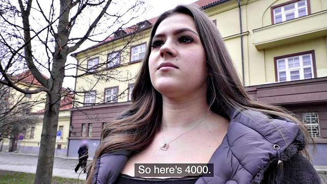 Pulled European Fucks in Public for Some Easy Cash