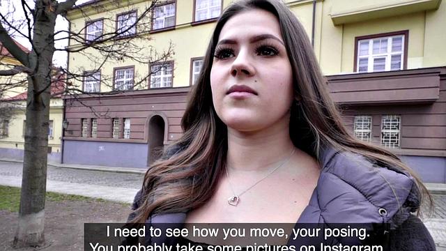 Pulled European Fucks in Public for Some Easy Cash