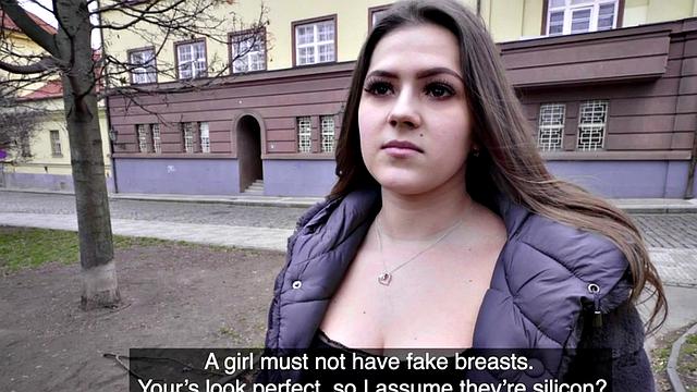 Pulled European Fucks in Public for Some Easy Cash