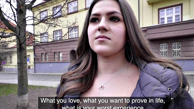 Pulled European Fucks in Public for Some Easy Cash