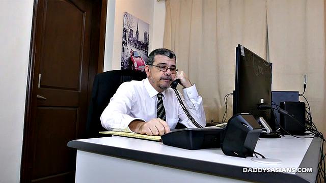 Daddy Fucks Office Boys