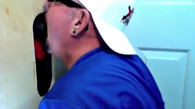 Gloryhole Lunch Feeding By 2 Guys