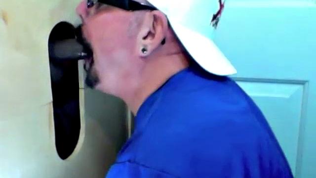 Gloryhole Lunch Feeding By 2 Guys