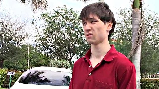 Straight tricked twunk fucks hairy ass till cumshot