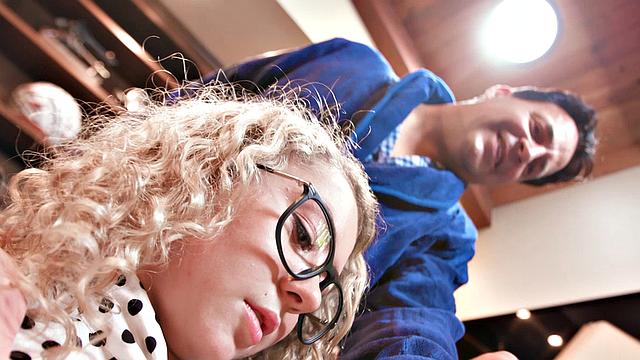 Tiny Blonde Bookworm