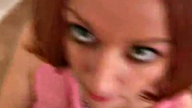 POV slut jenni lynn jerks off dick