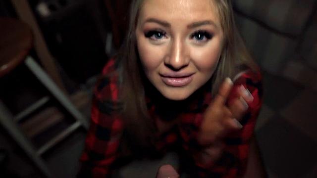 Public dirty slut penetrated in wet pussy hole