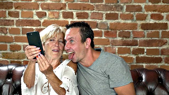 LUSTY GRANDMAS - Extra Granny Gets Her Pussy Fucked Like Good Old Days