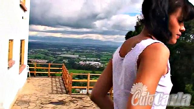 Cute Carla get naughty and masturbate