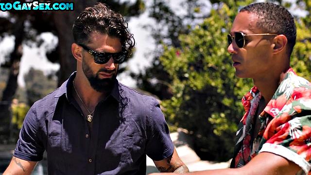 Uniformed stud barebacked till cumshot by colleague