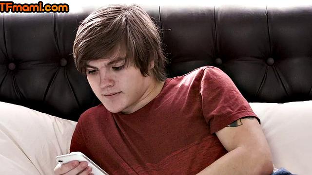 Taboo DTF stepmom riding cock and deepthroating it