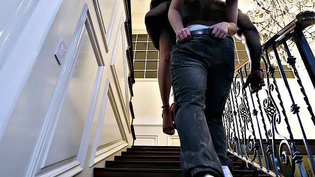 Blonde with a tattooed pussy takes it deep in the bedroom