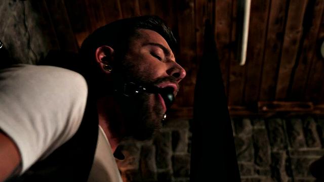 Seduced man fucked in tight anal hole by perverted fucker