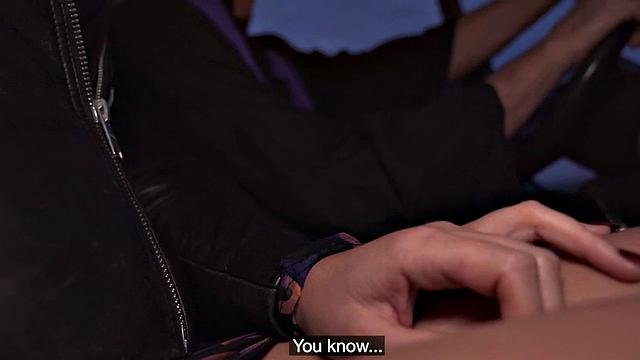 Booty picked up babe fucked in van by priest for money