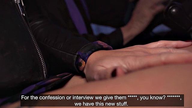 Booty picked up babe fucked in van by priest for money