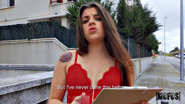 Tattooed Babe Gets Down and Dirty