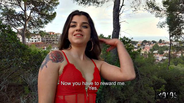 Tattooed Babe Gets Down and Dirty