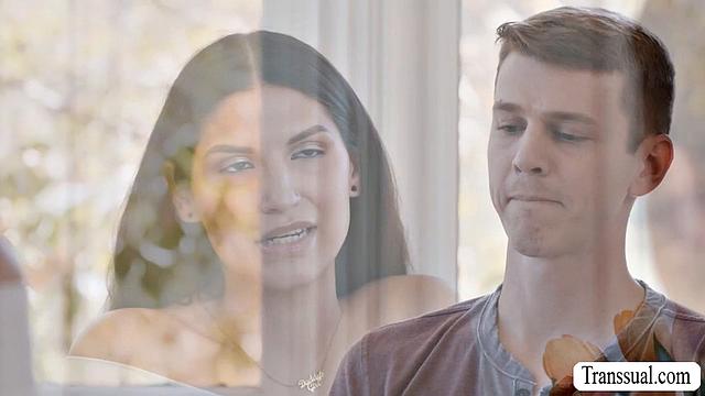 Skinny babe gives her lover a blowjob payment