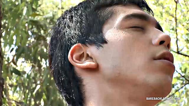 Our featured solo boy of the week is Matias, a skinny and smooth Latin boy, who you can look forward to seeing in some future action scenes. For now, you get to enjoy him jerking off outdoors.