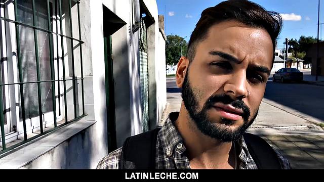 Venezuelan stud takes a wild alley cock ride and gets a sticky welcome to Buenos Aires
