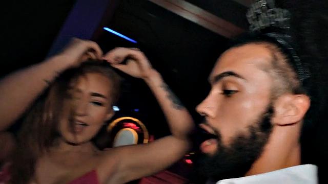 Bigbooty babes fucked in wet pussies at party by dicks