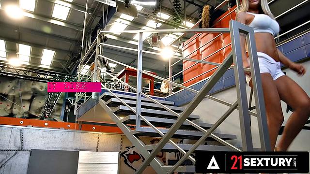 21 SEXTURY - Big Titties Monika Fox Gets Double Penetrated During Hot Threesome